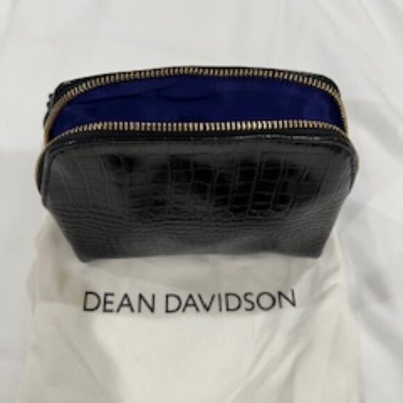 NWOT Dean Davidson Jewelry Travel Bag in Faux Alligator Look inc. Dustbag - Picture 1 of 6